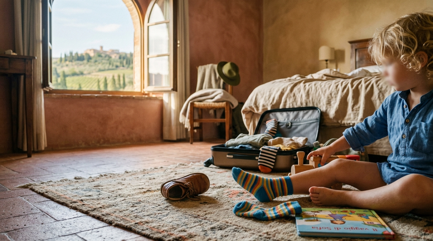 Il calzino spaiato e altre verità sul viaggiare con bambini